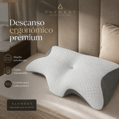 Almohada cervical ergonómica