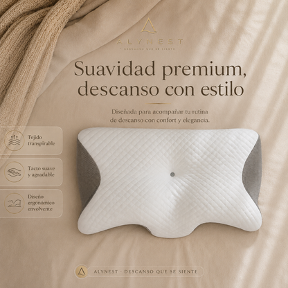 Almohada cervical ergonómica