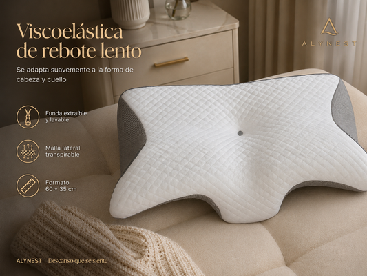 Almohada cervical ergonómica