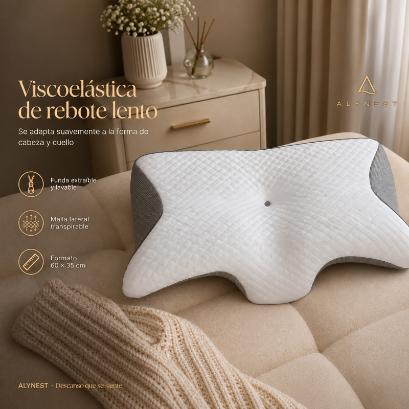 Almohada cervical ergonómica