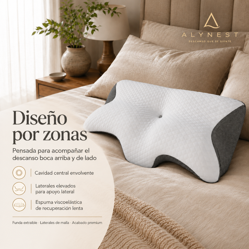 Almohada cervical ergonómica