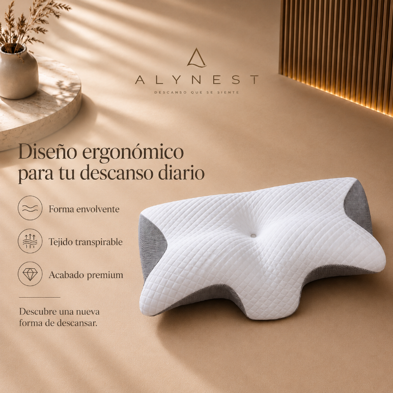 Almohada cervical ergonómica